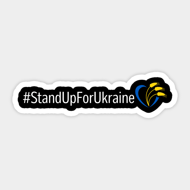 Stand Up For Ukraine Sticker by julia_printshop